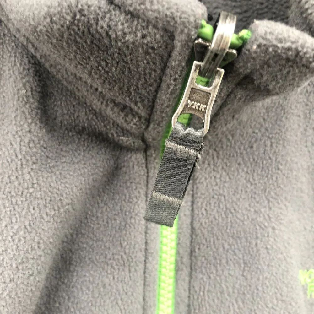 The North Face Fleece Jacket Youth Size L (14-16) Gray‎ Boys Girls Full Zip